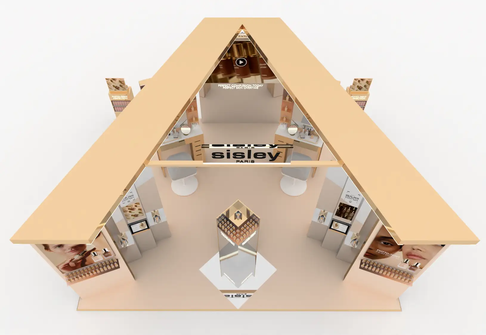 Expérience de marque - réalisation agence gae pour Sisley Paris